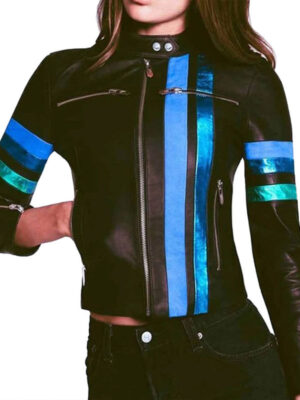 Rachel Bilson Take Two Biker Racer Leather Jacket