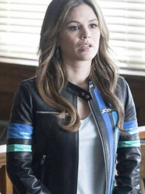 Rachel Bilson Take Two Biker Racer Leather Jacket