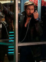 Ryan Gosling Vintage Black Leather Jacket