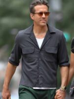 Ryan Reynolds NYC 2024 Flap Pocket Grey Shirt