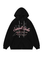 Saineedl Studio Pentagram Print Zip-Up Hoodie