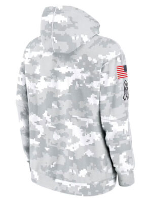 Salute to Service Las Vegas Raiders Grey Camo Hoodie