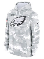 Salute to Service Philadelphia Eagles Grey Camo Hoodie