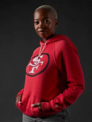 San Francisco 49ers 68 Red Pullover Hoodie