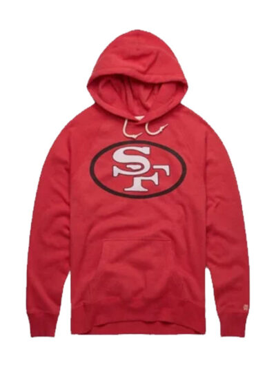 San Francisco 49ers 68 Red Pullover Hoodie