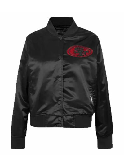 San Francisco 49ers Black Bomber Jacket