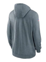 San Francisco 49ers Gray Sideline Zip-Up Hoodie