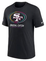 San Francisco 49ers NFL Crucial Catch Black T-Shirt