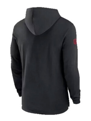 San Francisco 49ers NFL Sideline Black Hoodie