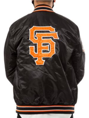 San Francisco Giants Home Game Satin Varsity Jacket