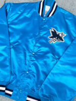 San Jose Sharks NHL Blue Starter Bomber Jacket