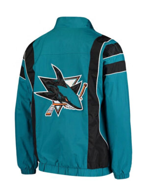 San Jose Sharks Starter Quarter-Zip Jacket