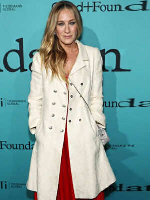 Sarah Good+Foundation Jessica Parker White Coat
