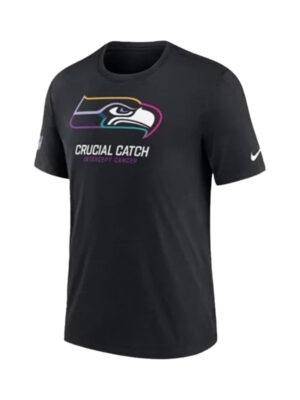 Seattle Seahawks Crucial Catch Black T-Shirt