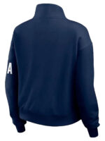 Seattle Seahawks Erin Andrews Quarter-Zip Blue Jacket