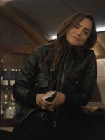 Sian A Murder at the End of the World 2023 Black Leather Jacket