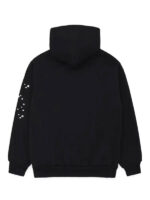 Sp5der Web Oversized Black Pullover Hoodie