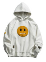 StraightFace Patchwork Oversized Pullover Hoodie