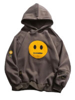 StraightFace Patchwork Oversized Pullover Hoodie