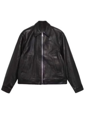 Stussy x Our Legacy Black Leather Jacket