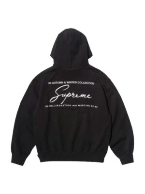 Supreme x Martine Rose Oversized Black Pullover Hoodie