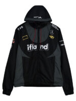 T1 2023 Uniform Worlds Black Hooded Jacket