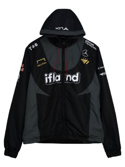 T1 2023 Uniform Worlds Black Hooded Jacket