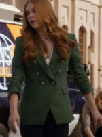 Taylor Kelly 9-1-1 S05 Green Double Breasted Blazer