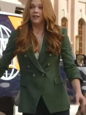 Taylor Kelly 9-1-1 S05 Green Double Breasted Blazer