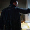 The Crow 2024 Bill Skarsgard Black Trench Coat