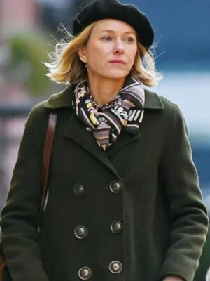 The Friend 2024 Naomi Watts Green Trench Coat