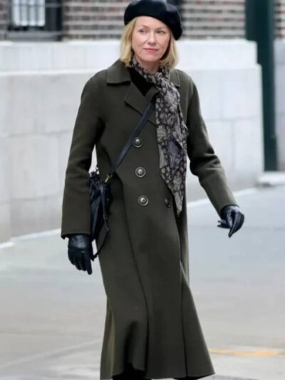 The Friend 2024 Naomi Watts Green Trench Coat