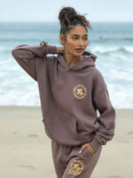 The Future Is Bright Rodeo Brown Oversized Hoodie