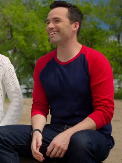 The Magic Of Lemon Drops Ian Harding Blue and Red T-Shirt