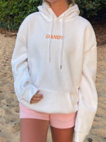 The Sunset Let’s Watch Pullover White Hoodie