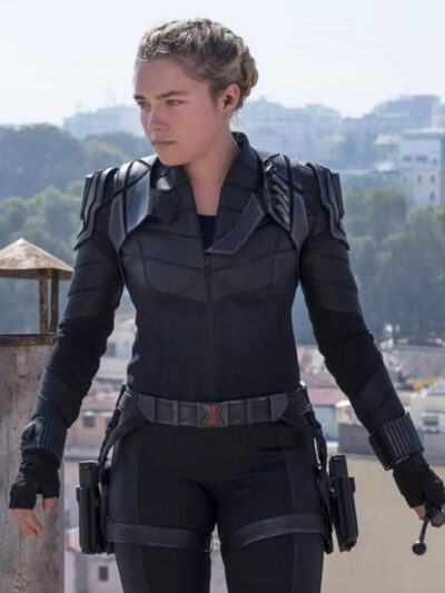 Thunderbolts 2025 Florence Pugh Black Costume Jacket