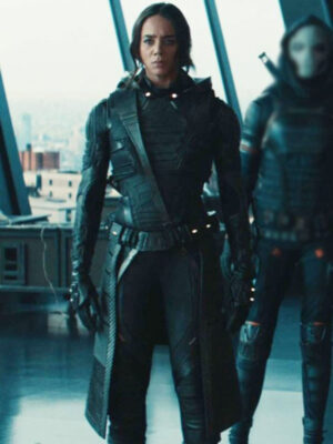 Thunderbolts 2025 Hannah John-Kamen Black Costume Coat