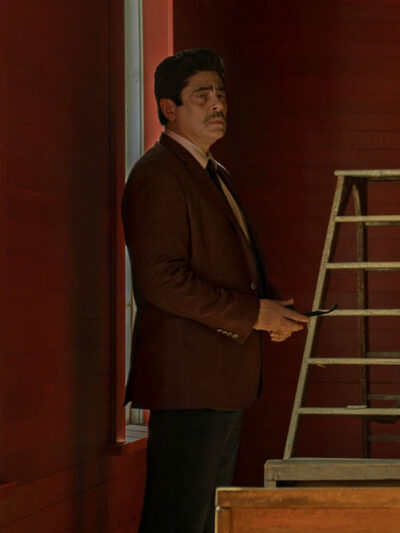 Tom Reptile Benicio Del Toro Brown Blazer