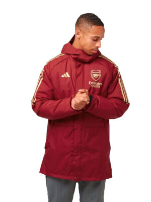 Unisex Arsenal Emirates Red Parka Jacket