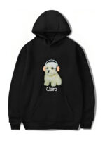 Unisex Clairo Dog Black Pullover Hoodie