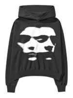 Unisex Clashtown Black Pullover Hoodie