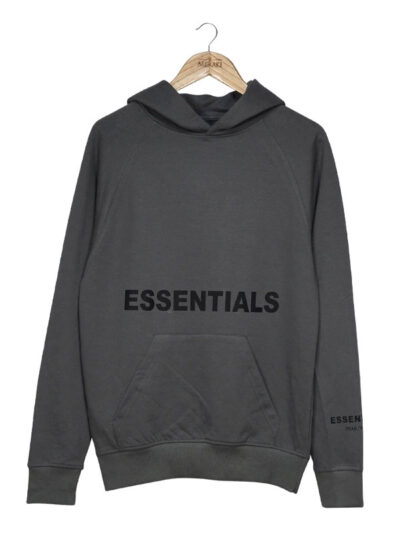 Unisex Fear Of God Essentials Grey Pullover Hoodie