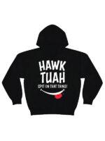 Unisex Hawk Tuah 2024 Black Pullover Hoodie