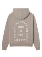 Unisex Jesus Saves Grey Oversized Pullover Hoodie