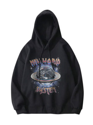 Unisex New World Planet System Pullover Hoodie