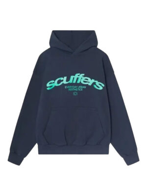 Unisex Scuffers Iconic Pullover Blue Hoodie