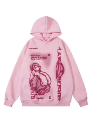 Unisex Street Boy Oversized Pullover Hoodie