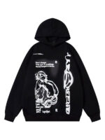 Unisex Street Boy Oversized Pullover Hoodie