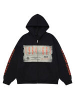 Vintage Woodlise 1964 Graphic Zip-Up Hoodie