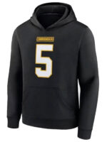 Washington Commanders Daniels Black Pullover Hoodie